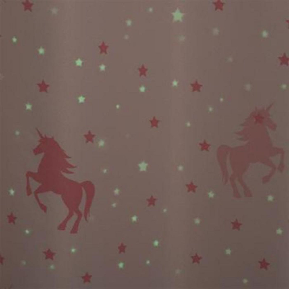 Atmosphera Kids Rideau Occultant  Licorne  140x250cm Rose
