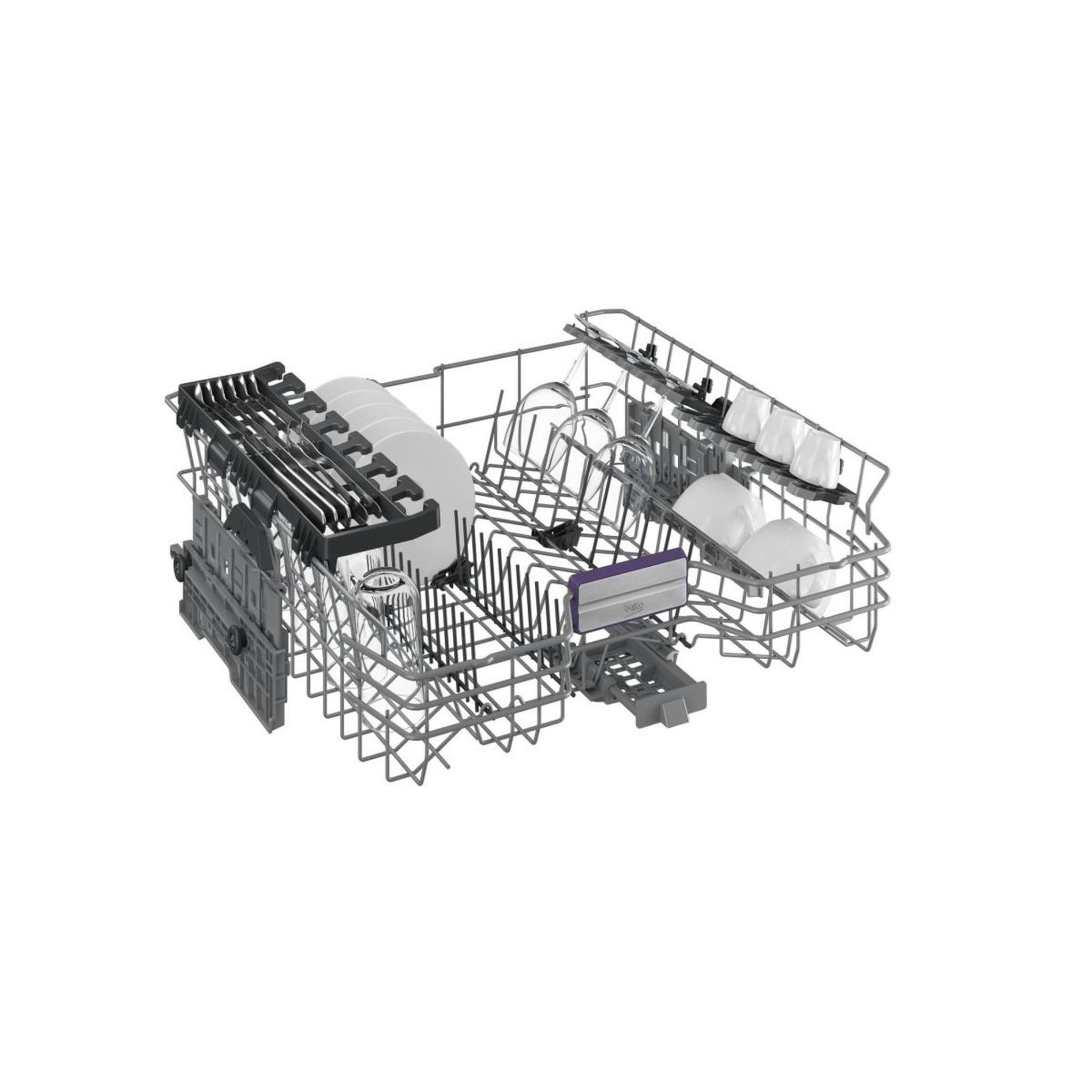 Voir la diapositive 6 : Beko Lave-vaisselle 60cm 14couverts 44db - bden38441xa