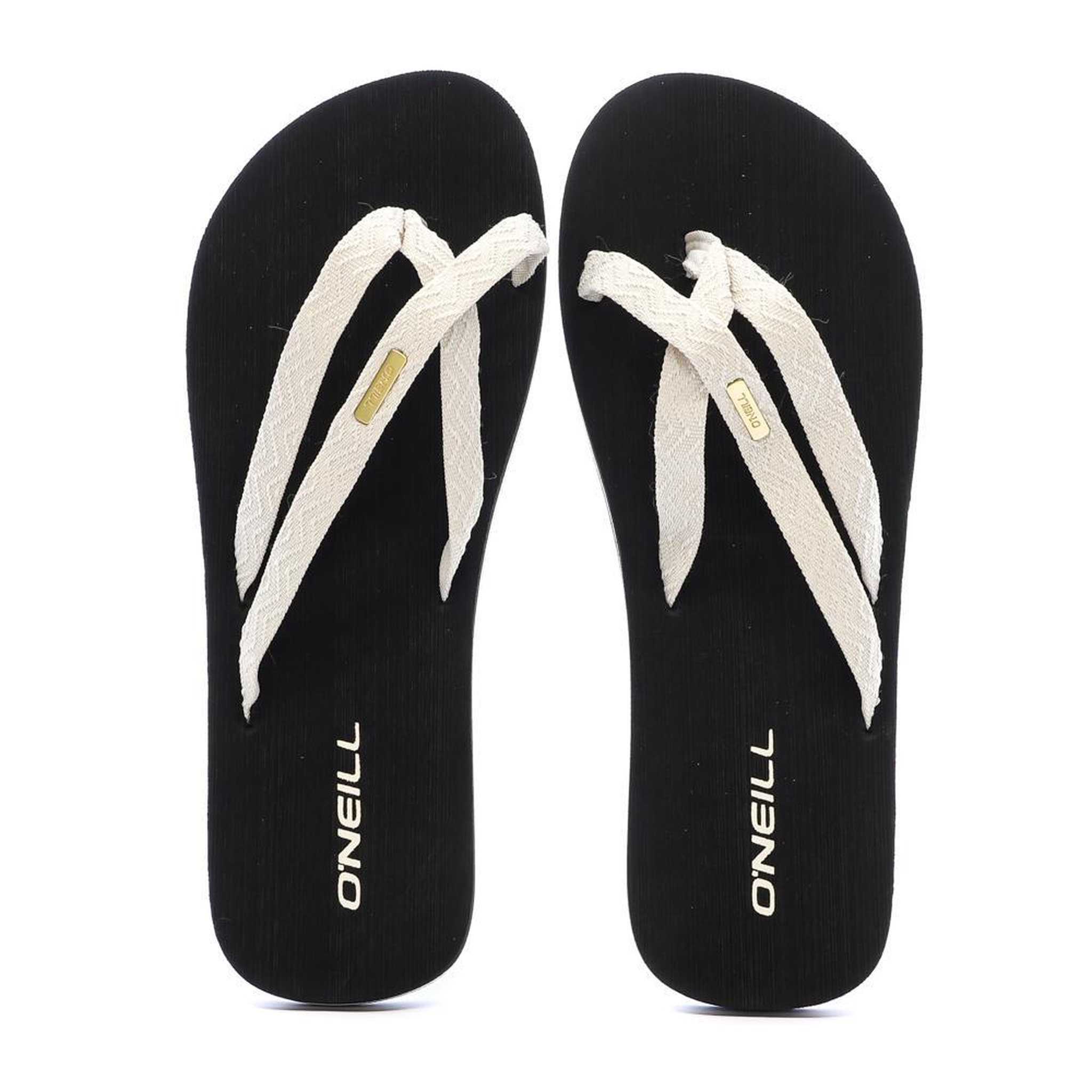 Voir la diapositive 5 : O'NEILL Tongs Noires/Beige O'Neill Femme Ditsy Strap