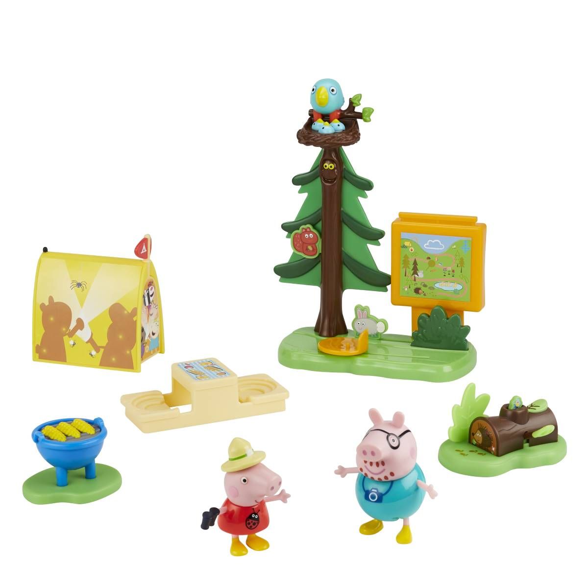 HASBRO Peppa Pig Camping en Forêt