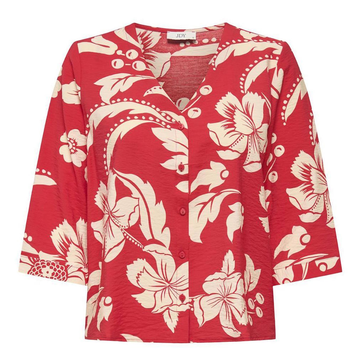 JACQUELINE DE YONG Blouse Rouge/Beige Femme JDY Troya