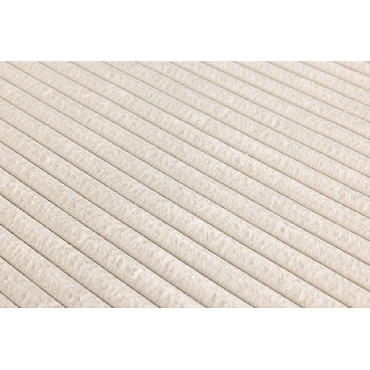 Paris Prix Tapis Déco  Miller  200x290cm Blanc Cassé