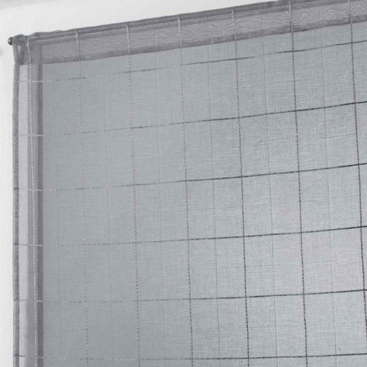 Paris Prix Paire de Voilages  Eulalie  60x90cm Gris