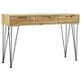 Voir la diapositive 3 : VIDAXL Table console 120x35x76 cm Teck massif