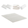 Voir la diapositive 1 : OLYMPE LITERIE OLYMPE LITERIE | Pack DOUCE NUIT Surmatelas + Protège matelas + Couette + Oreiller