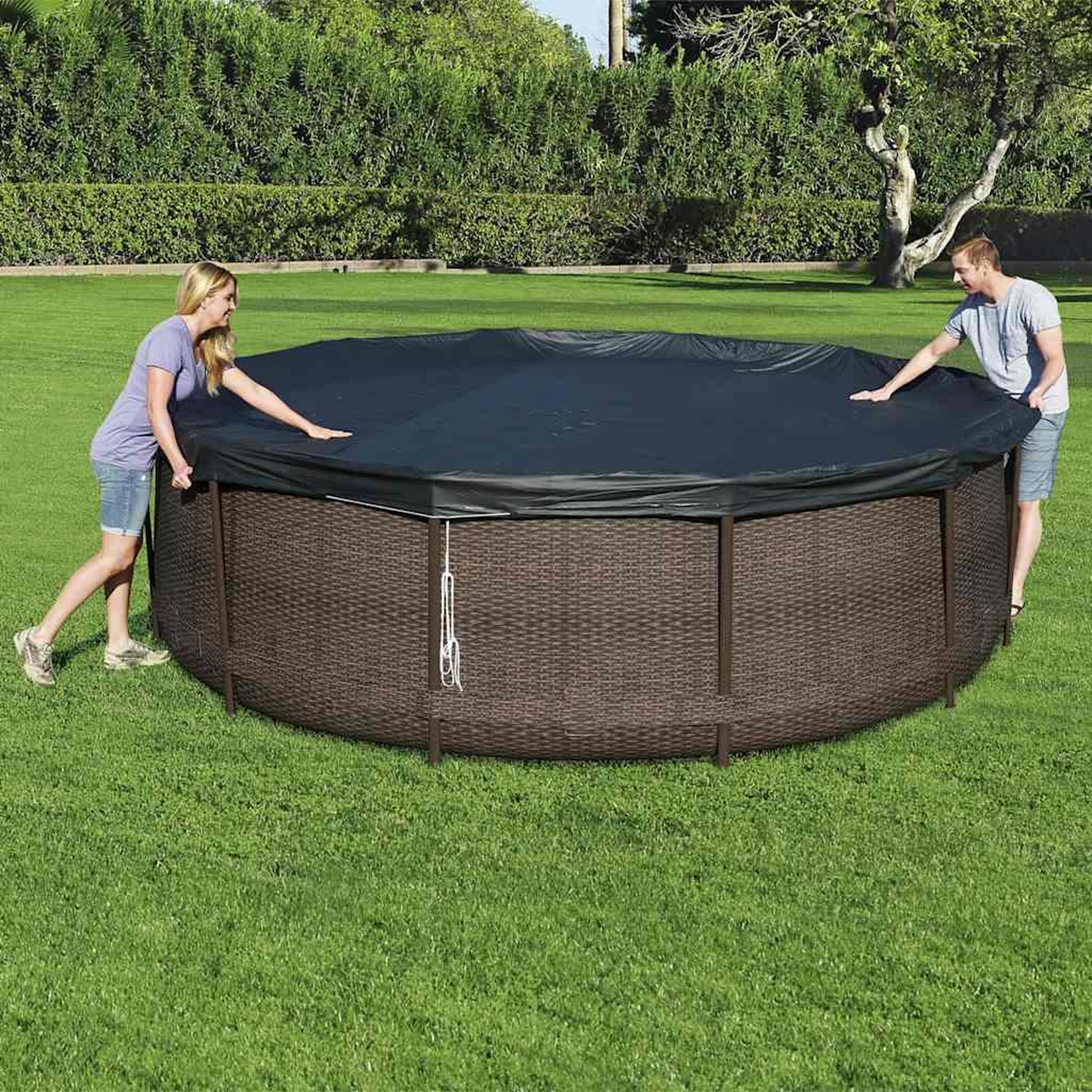 Voir la diapositive 3 : BESTWAY Bestway couverture de piscine flowclear 366 cm