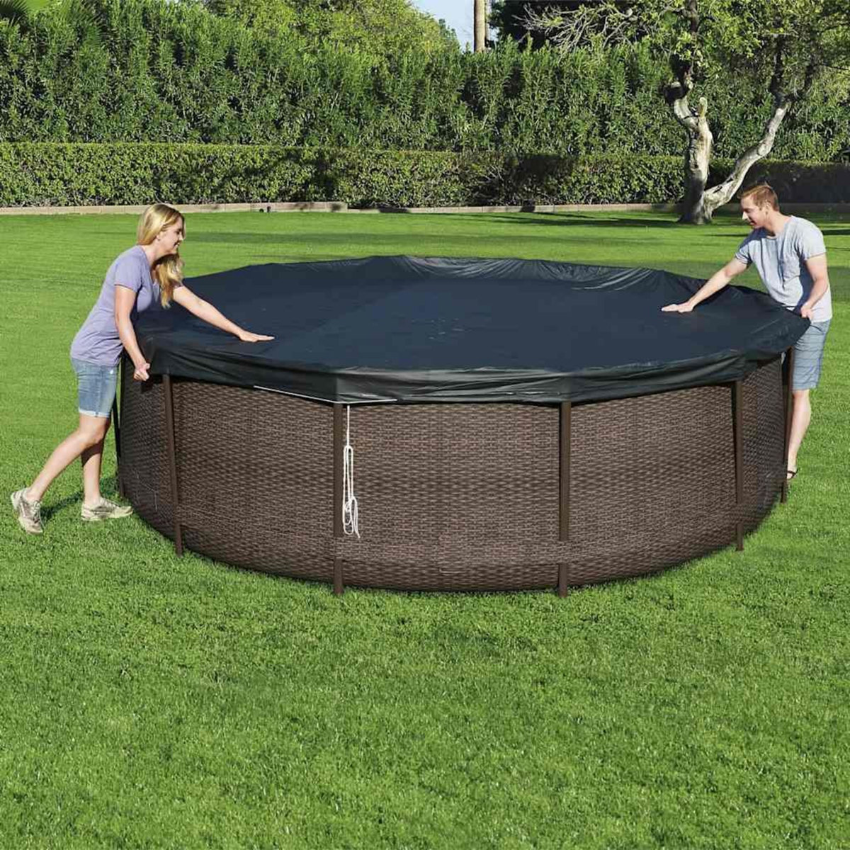 BESTWAY Bestway Couverture de piscine Flowclear 366 cm