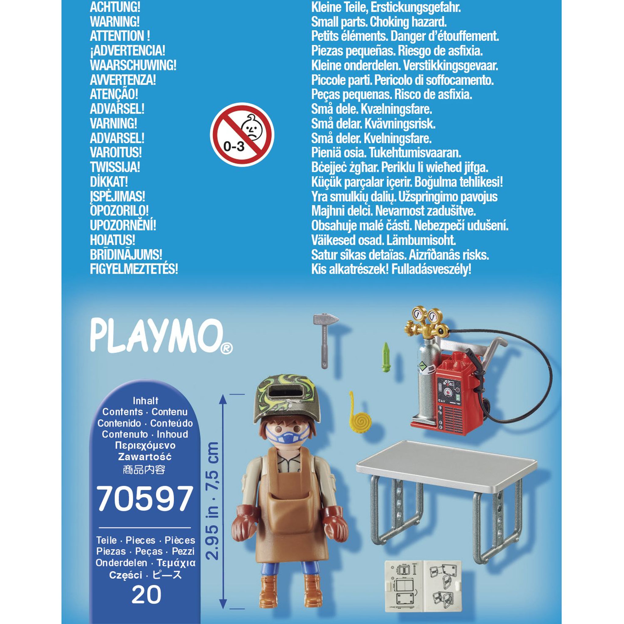 Voir la diapositive 3 : PLAYMOBIL 70597 - Special Edition Soudeur
