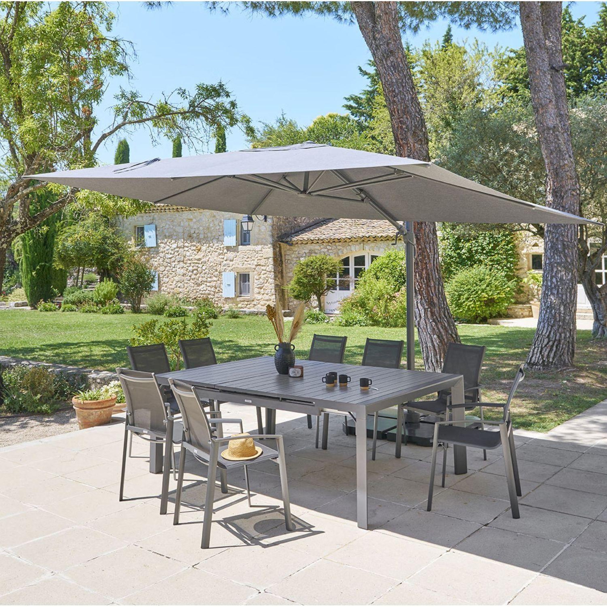 Voir la diapositive 2 : HESPERIDE Toile de rechange pour parasol melhia