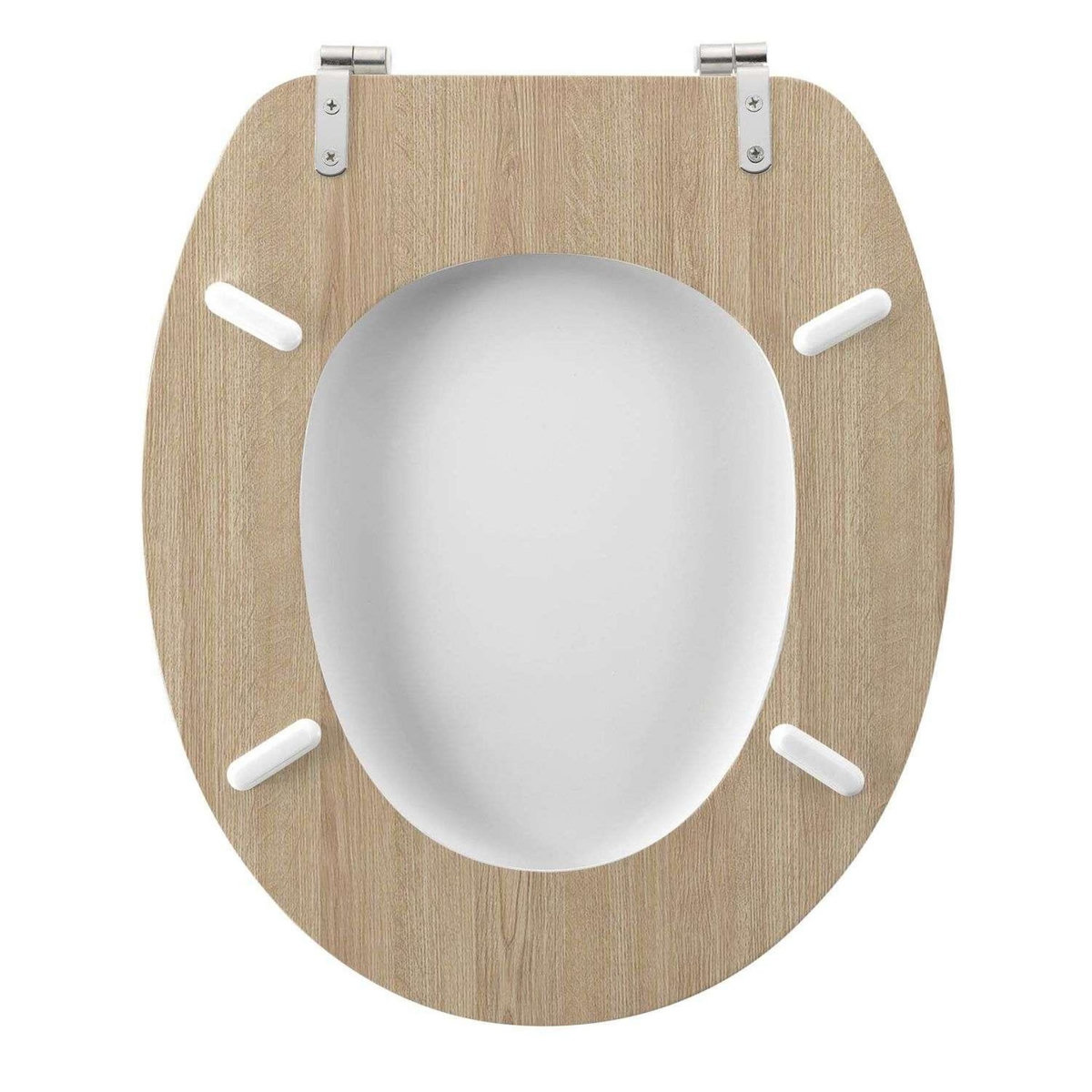 Douceur d'Intérieur Abattant et brosse WC Varadero - Blanc et vert