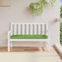 Voir la diapositive 3 : VIDAXL Coussin de banc de jardin vert melange 120x50x7 cm tissu
