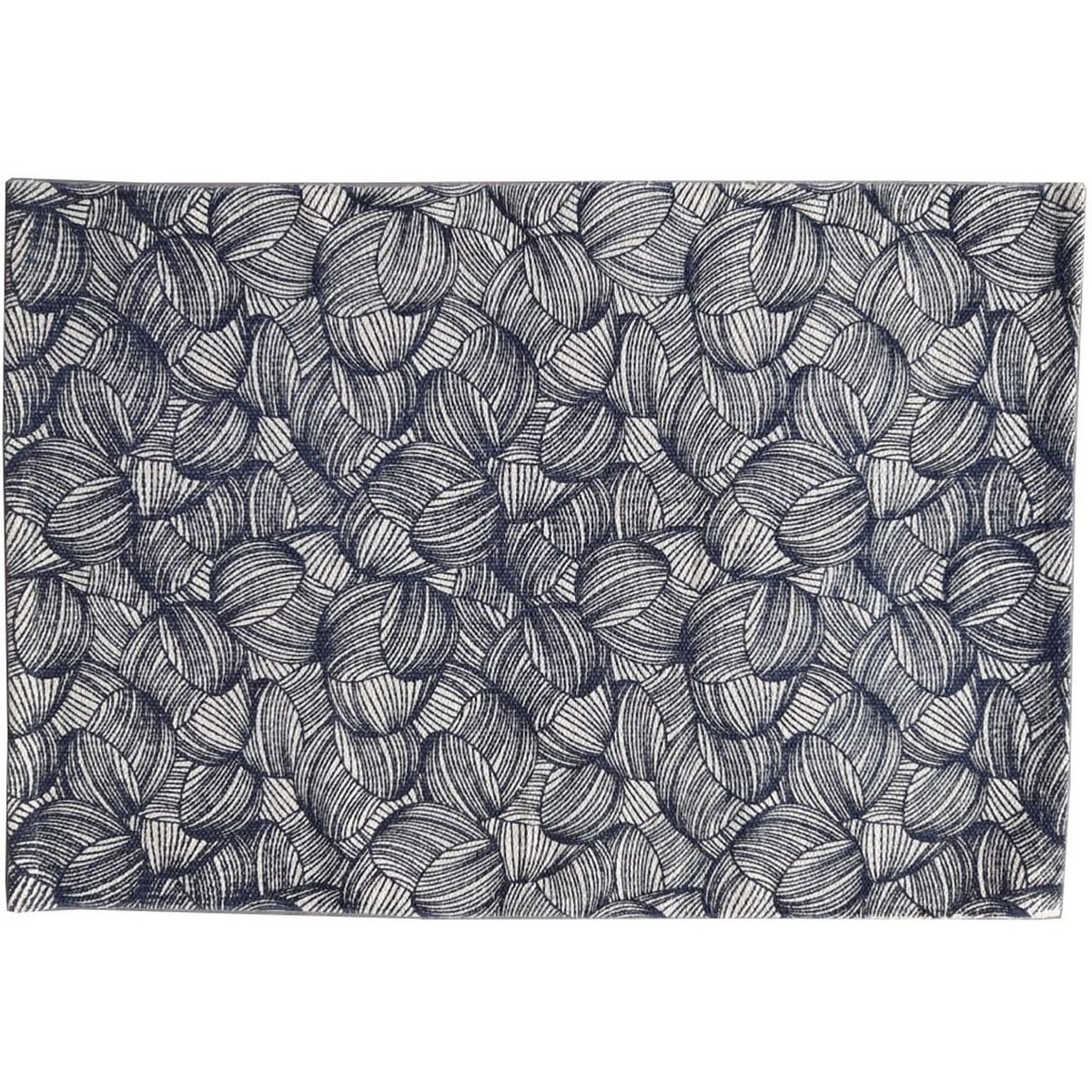 Tapis rectangle fantaisie en coton MIKADO