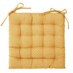 ATMOSPHERA Galette de Chaise  Otto  38x38cm Ocre