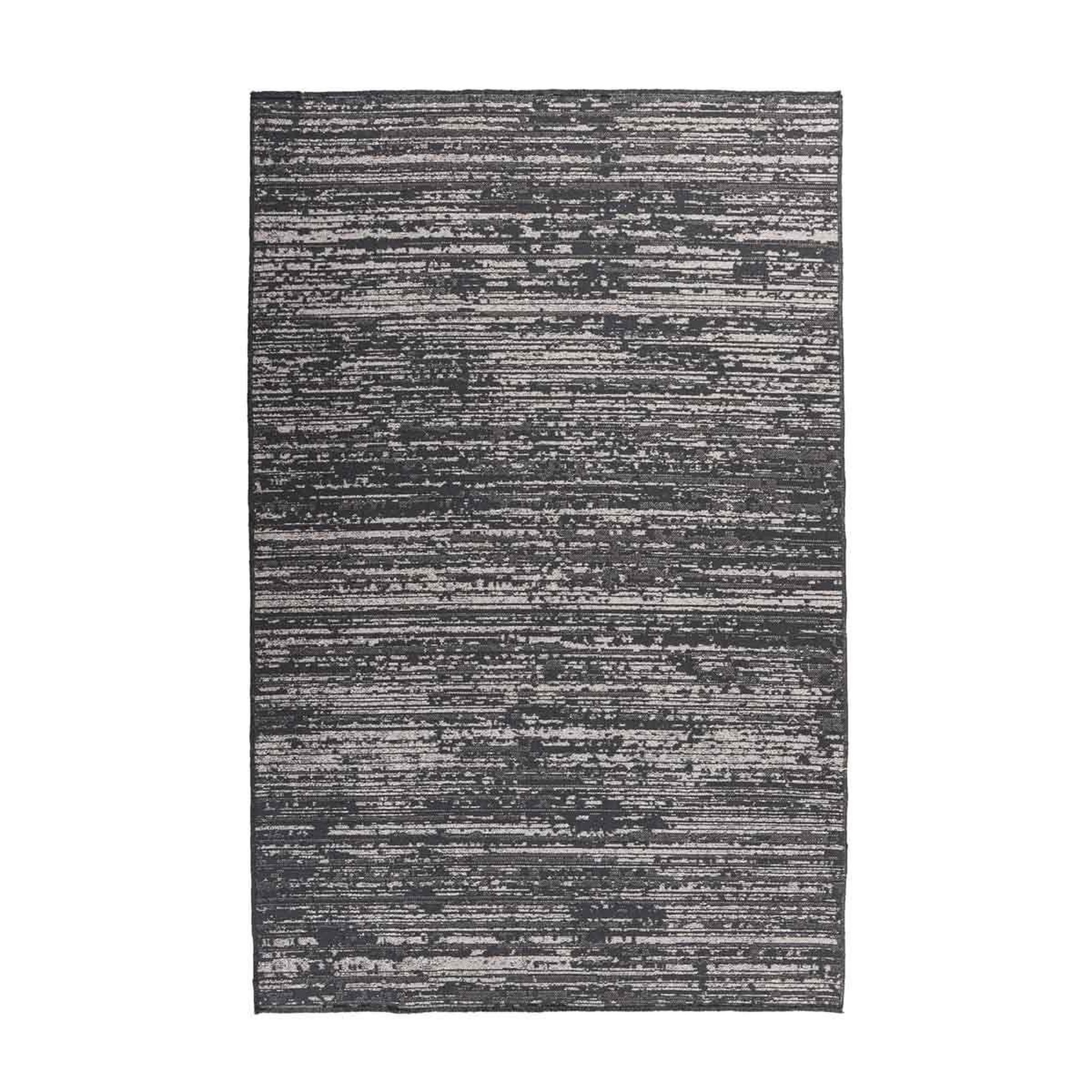Voir la diapositive 1 : Paris Prix Tapis Tissé à Poils Plats Vintage  Kalevi  Gris