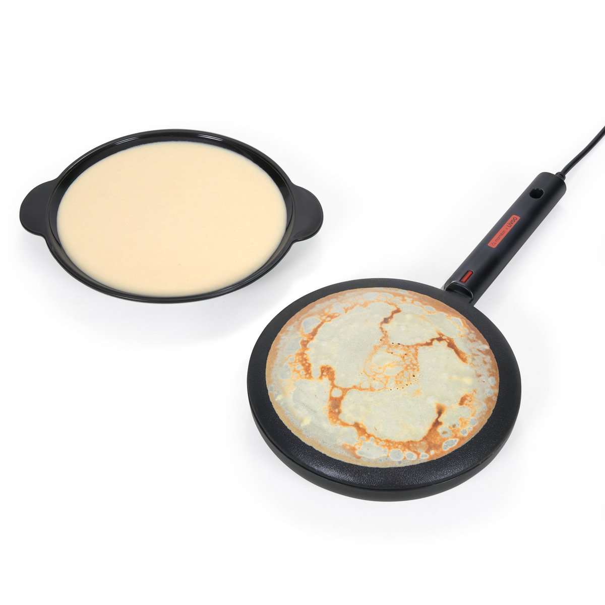 LIVOO Crêpière électrique 600w 20cm noir - DOP258CO