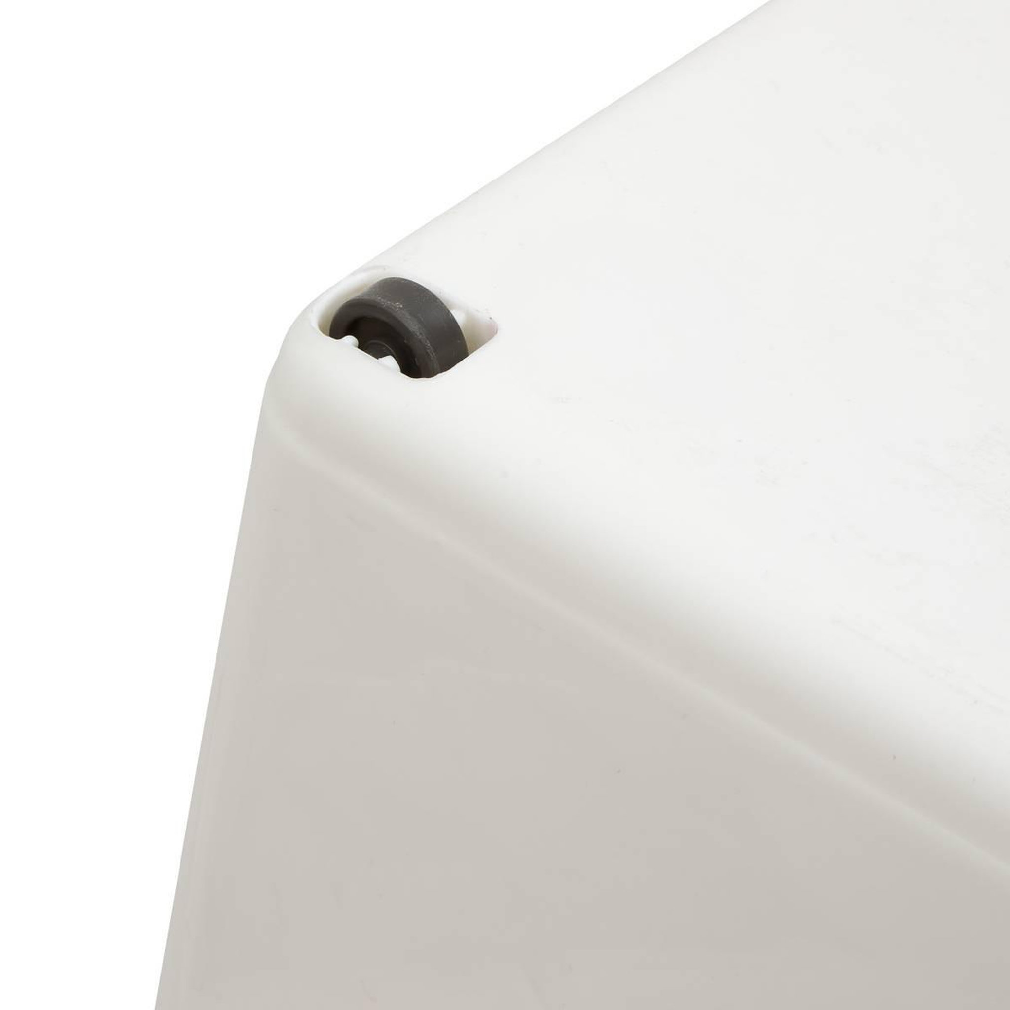 Voir la diapositive 3 : FIVE Organiseur à Roulettes  Poly  20cm Blanc