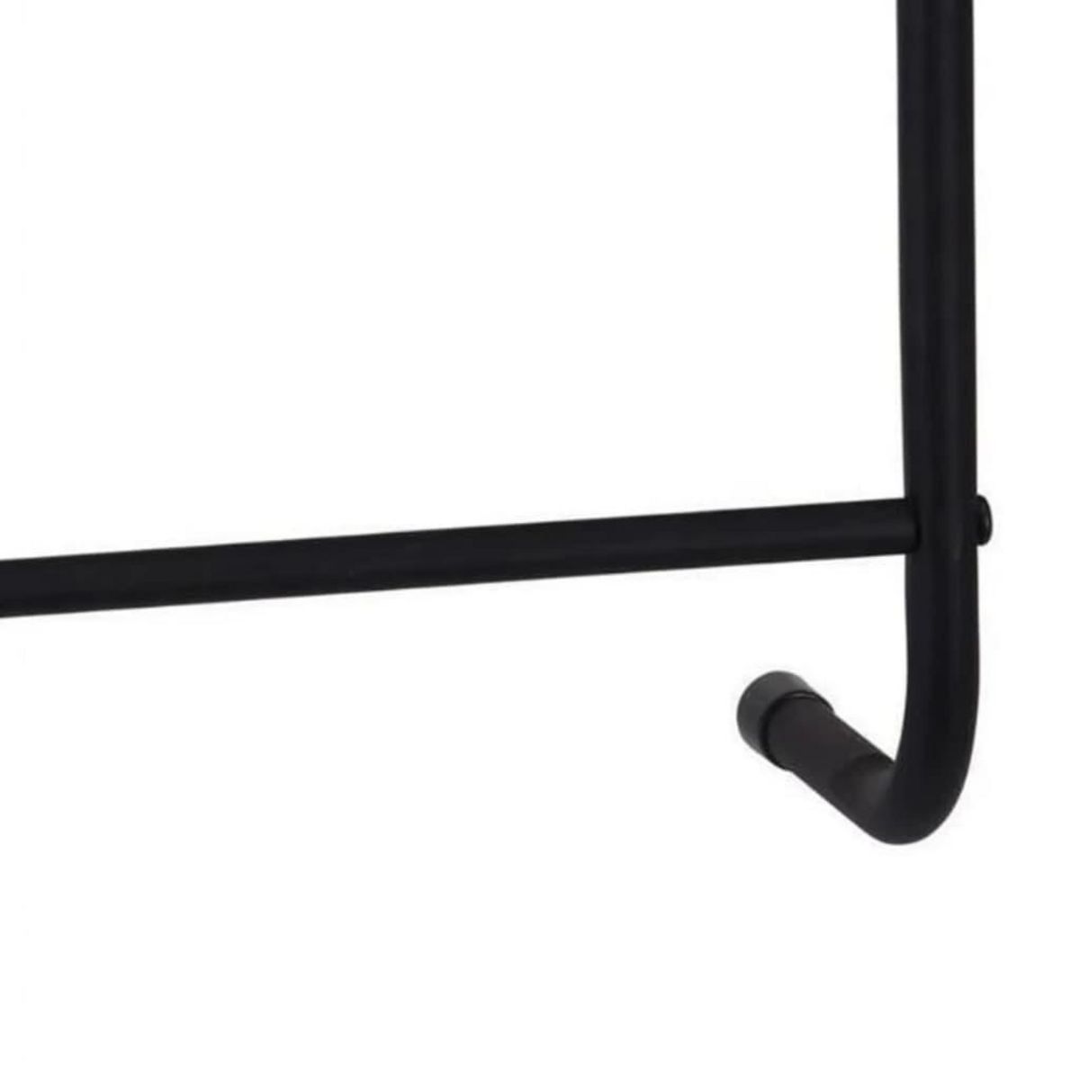 Bathroom Solutions Bathroom Solutions Porte-serviettes suspendu de porte Metal Noir