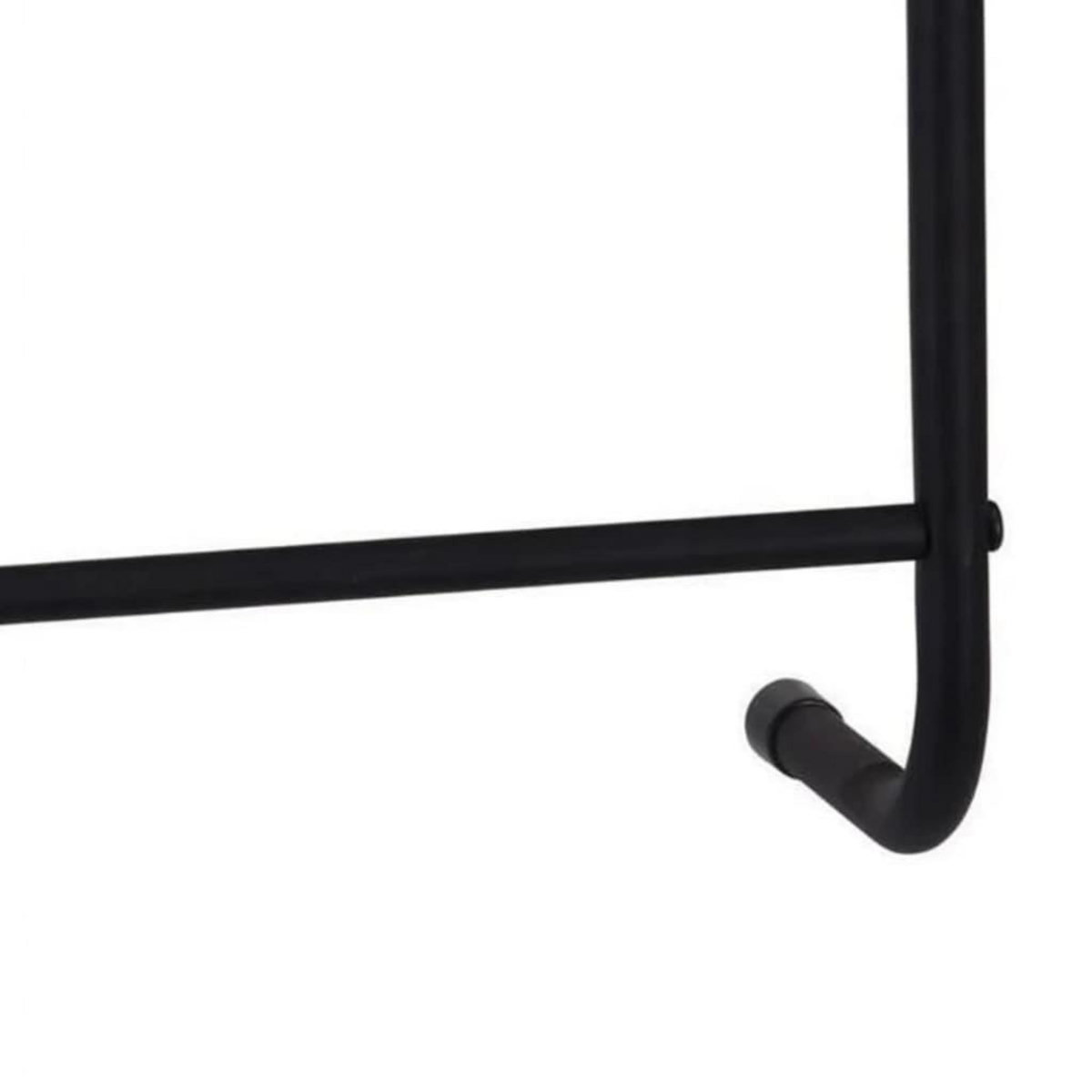 Bathroom Solutions Bathroom Solutions Porte-serviettes suspendu de porte Metal Noir