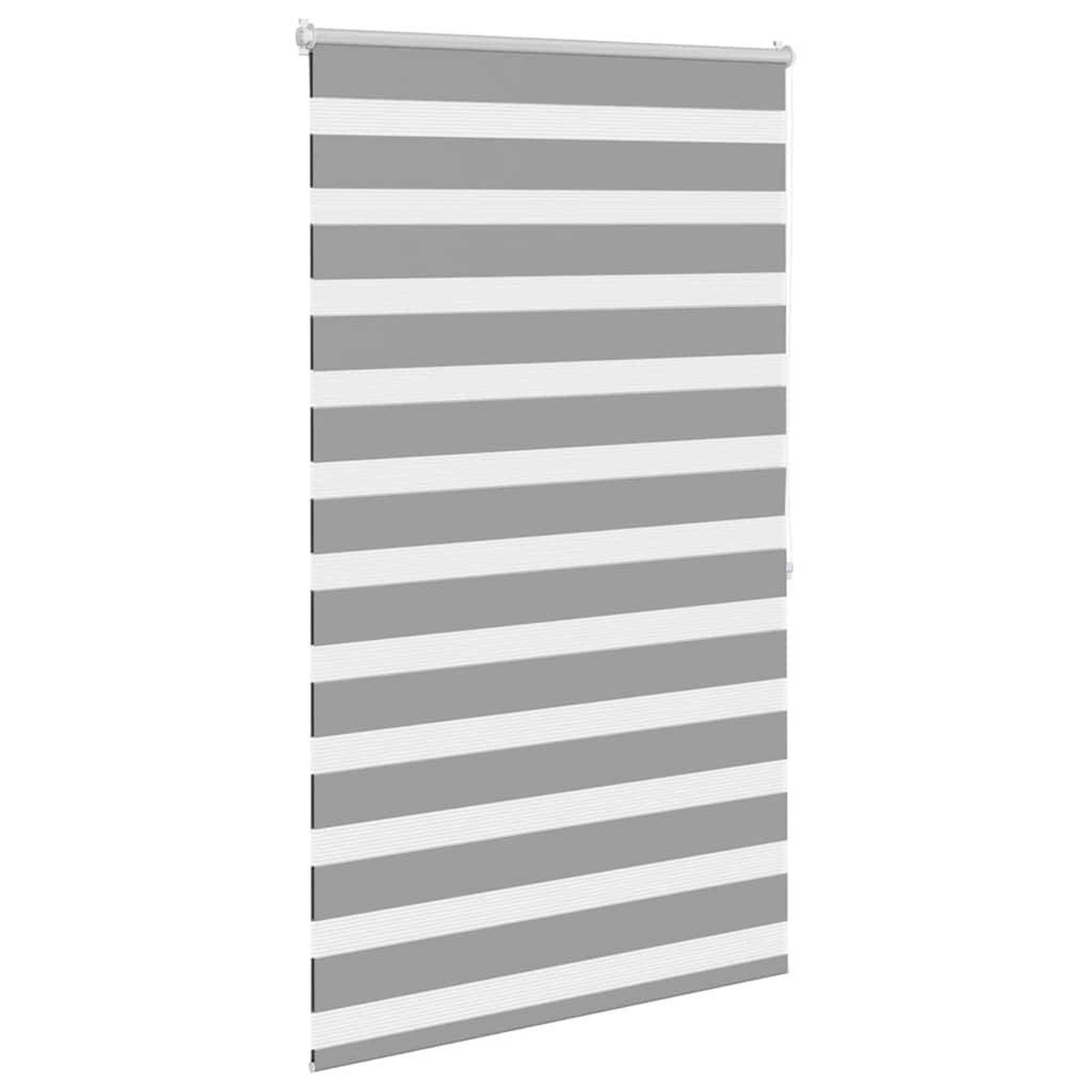 Voir la diapositive 3 : VIDAXL Store venitien zebre 100,9 x 175 cm, largeur du tissu 96,7 cm, gris