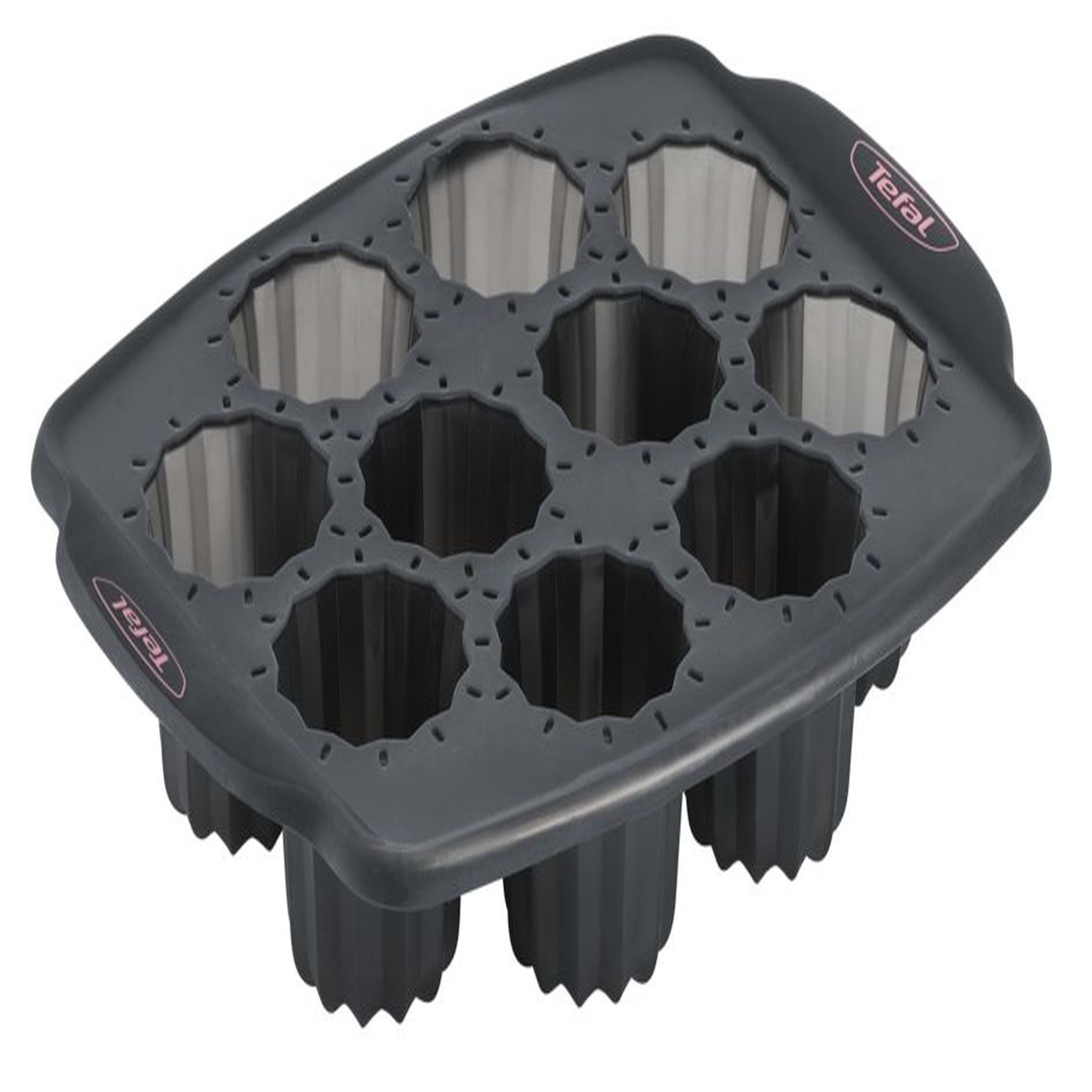 Voir la diapositive 1 : TEFAL Moule 10 cannelés CRISPY BAKE silicone