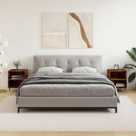 VIDAXL Tables de chevet 2 pcs chene fume 40x30x50 cm bois d'ingenierie