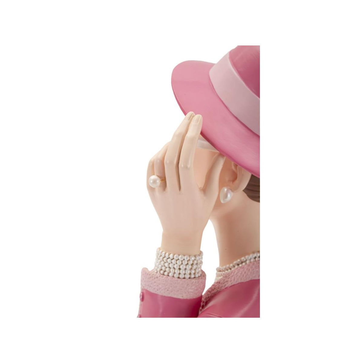 Paris Prix Statuette Déco Femme  Donna Paris  26cm Rose