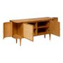 Voir la diapositive 2 : ATMOSPHERA Buffet 4 Portes  Kisco  150cm Naturel