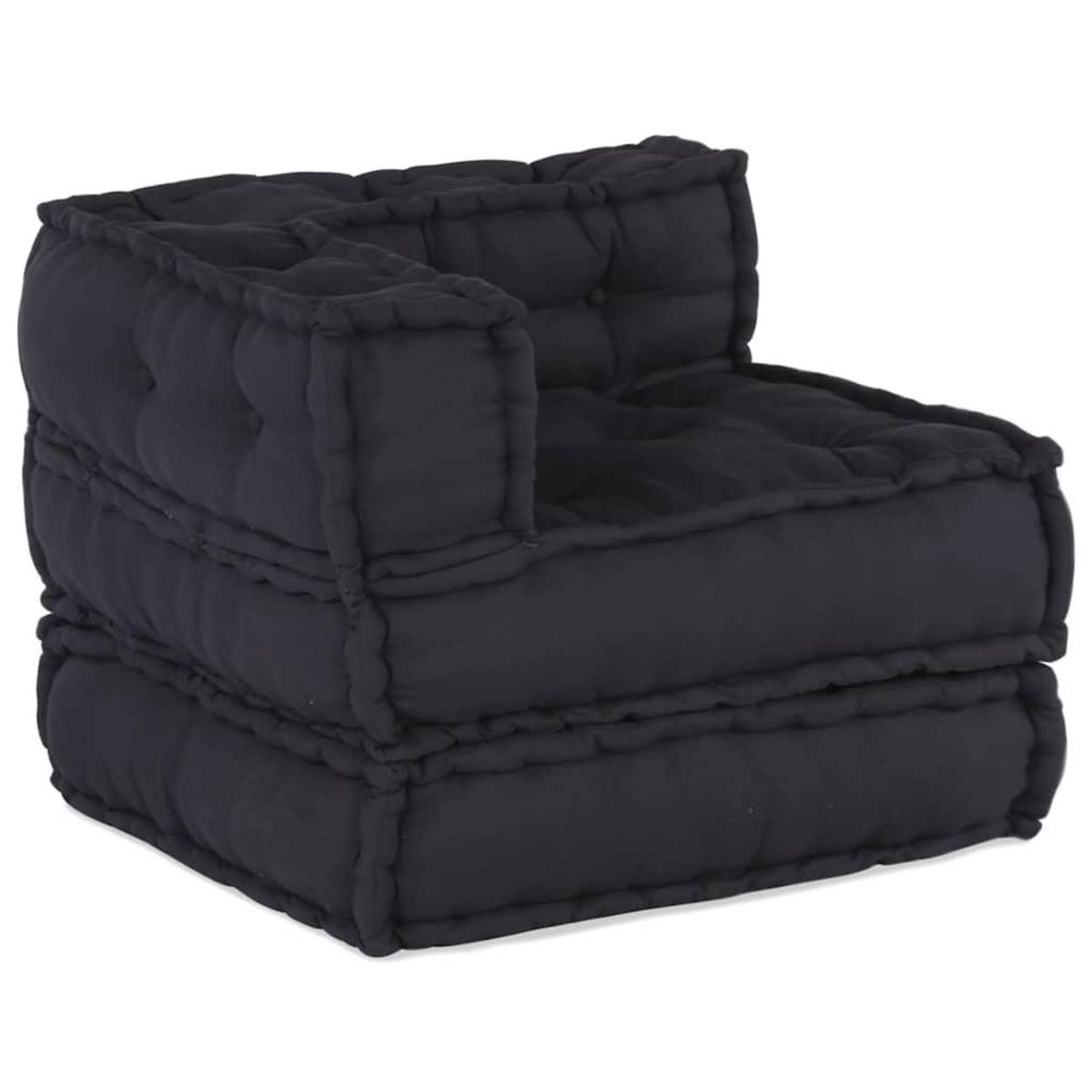 VIDAXL Pouf modulaire anthracite 70x70x54 tissu