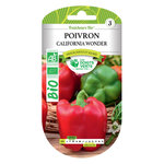 LES DOIGTS VERTS Graines poivron California wonder BIO Les Doigts Verts