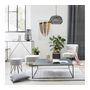 Voir la diapositive 3 : ATMOSPHERA Table basse carrée en métal L100cm ODILE