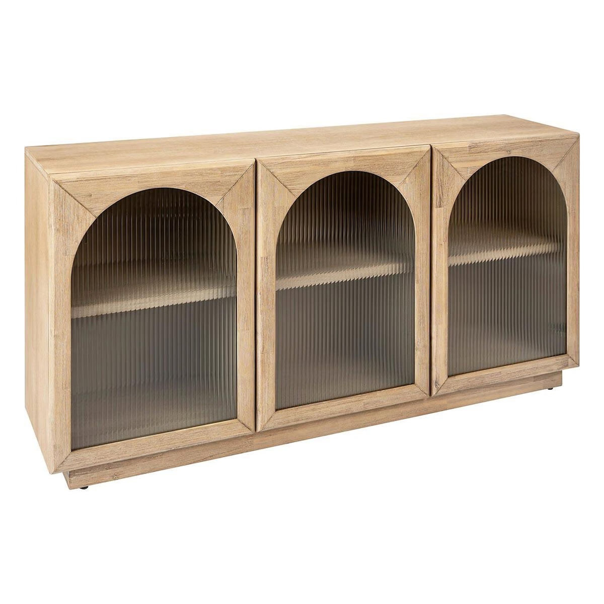 ATMOSPHERA Buffet Design 3 Portes  Lousada  160cm Naturel
