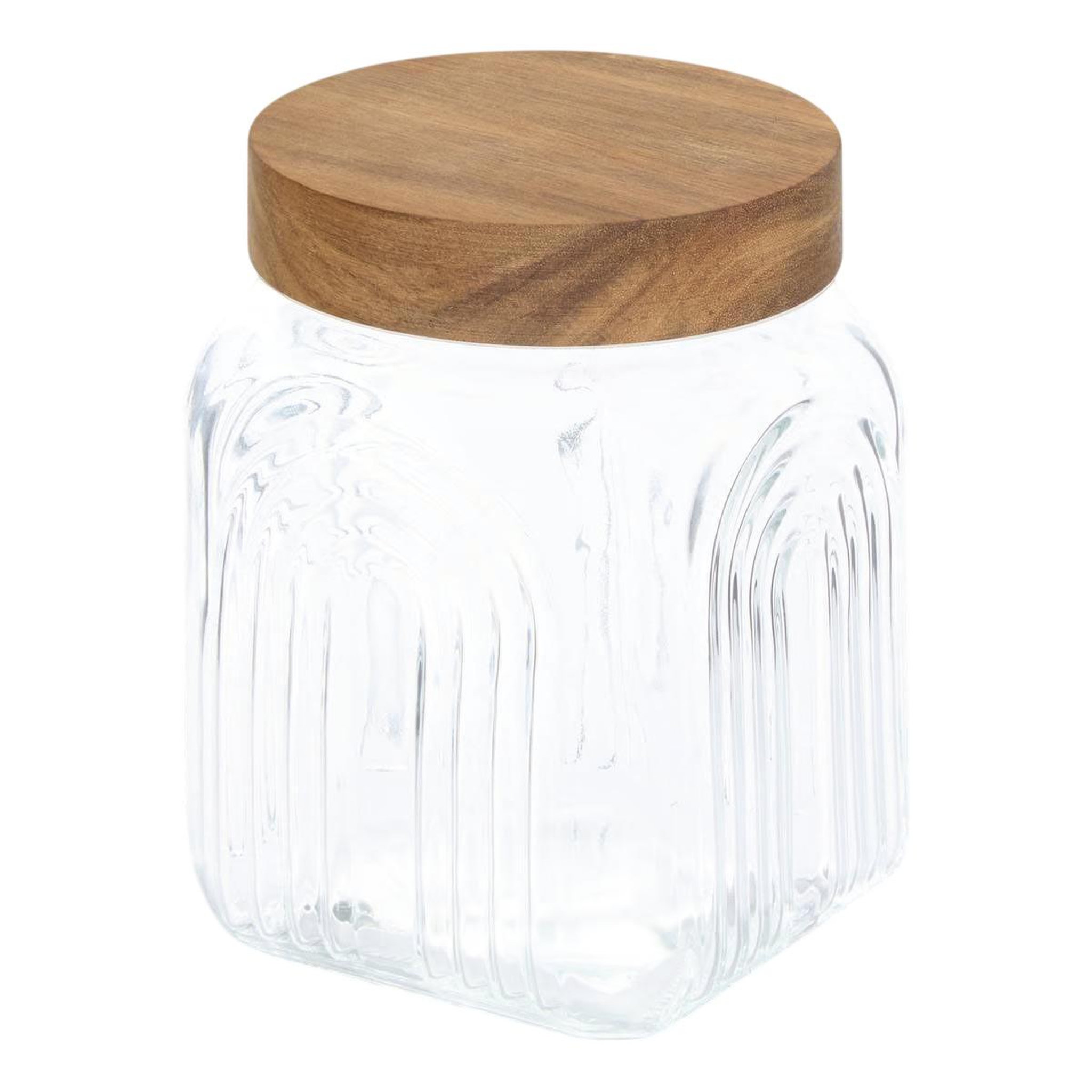 FIVE Bocal de conservation en verre  arche  1l transparent