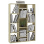 Voir la diapositive 4 : VIDAXL Separateur de piece/Bibliotheque Chene sonoma 100x24x140 cm