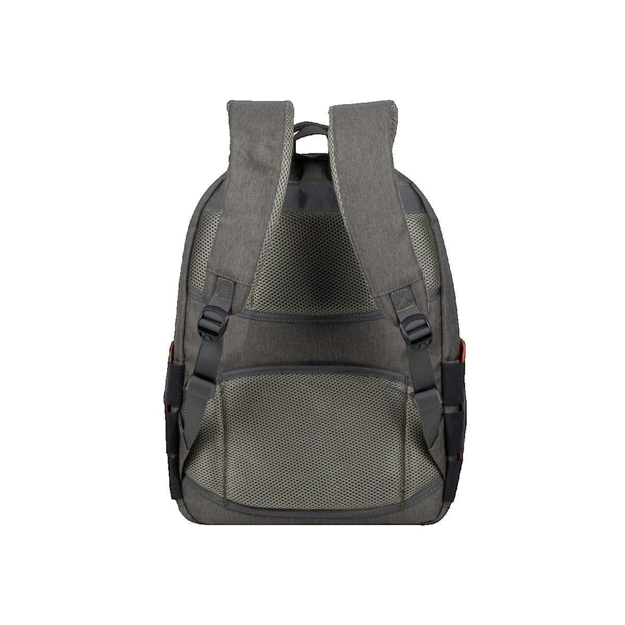 Voir la diapositive 2 : RIVACASE Sac à dos Rivacase Galapagos kaki avec compartiment renforcé pour ordinateur portable