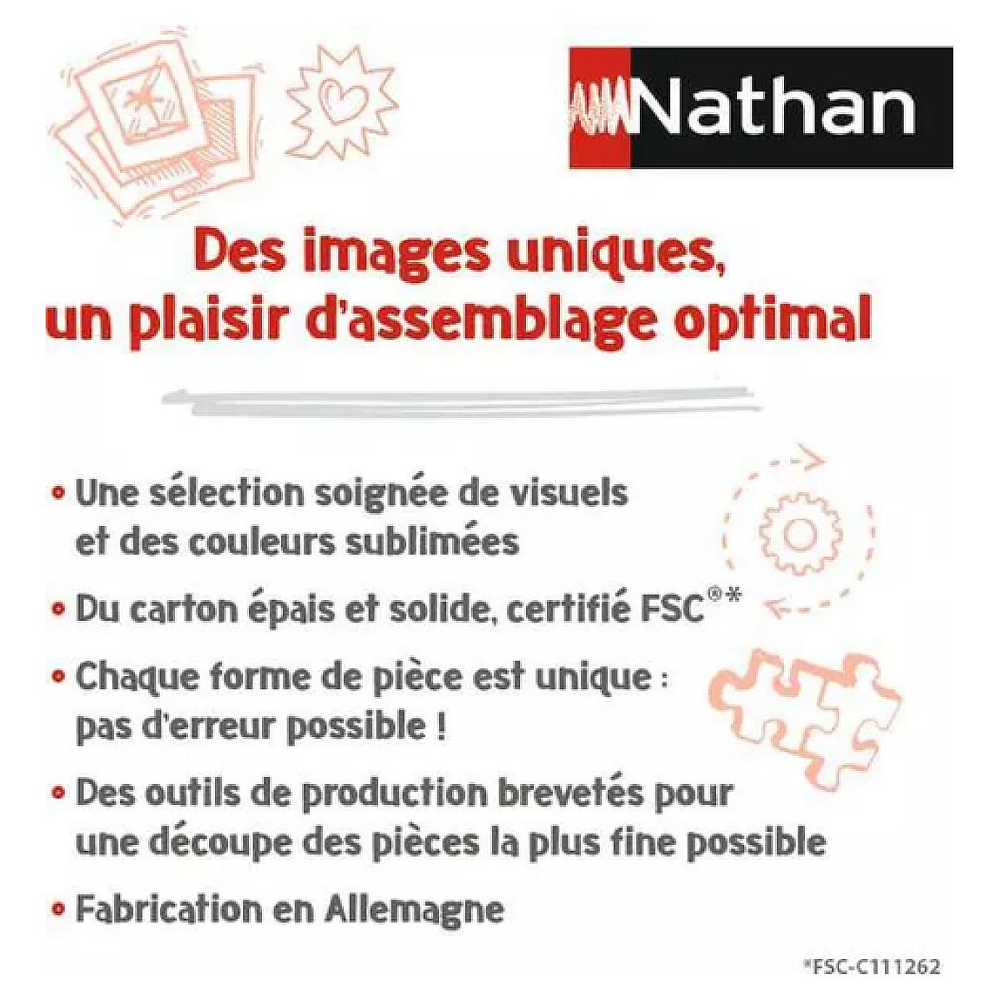 Voir la diapositive 3 : Nathan Puzzle 500 pieces - Vue sur Central Park