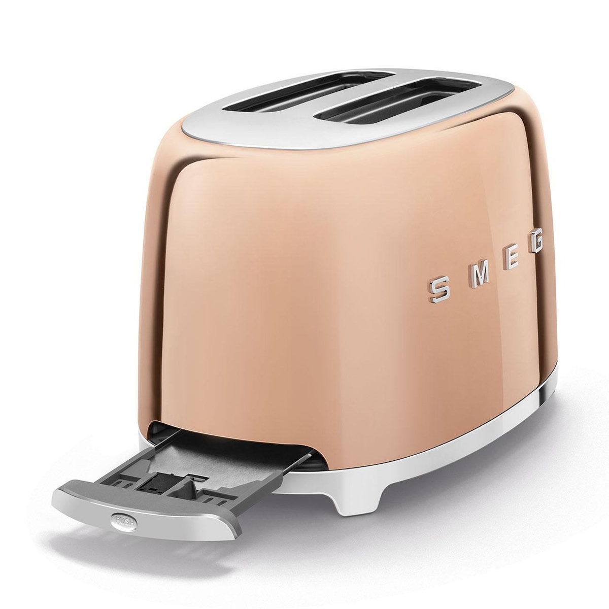 SMEG Grille-pains 2 fentes 950w rose gold - tsf01rgeu