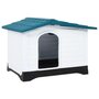 Voir la diapositive 1 : VIDAXL Niche pour chien Bleu 90,5x68x66 cm Polypropylene