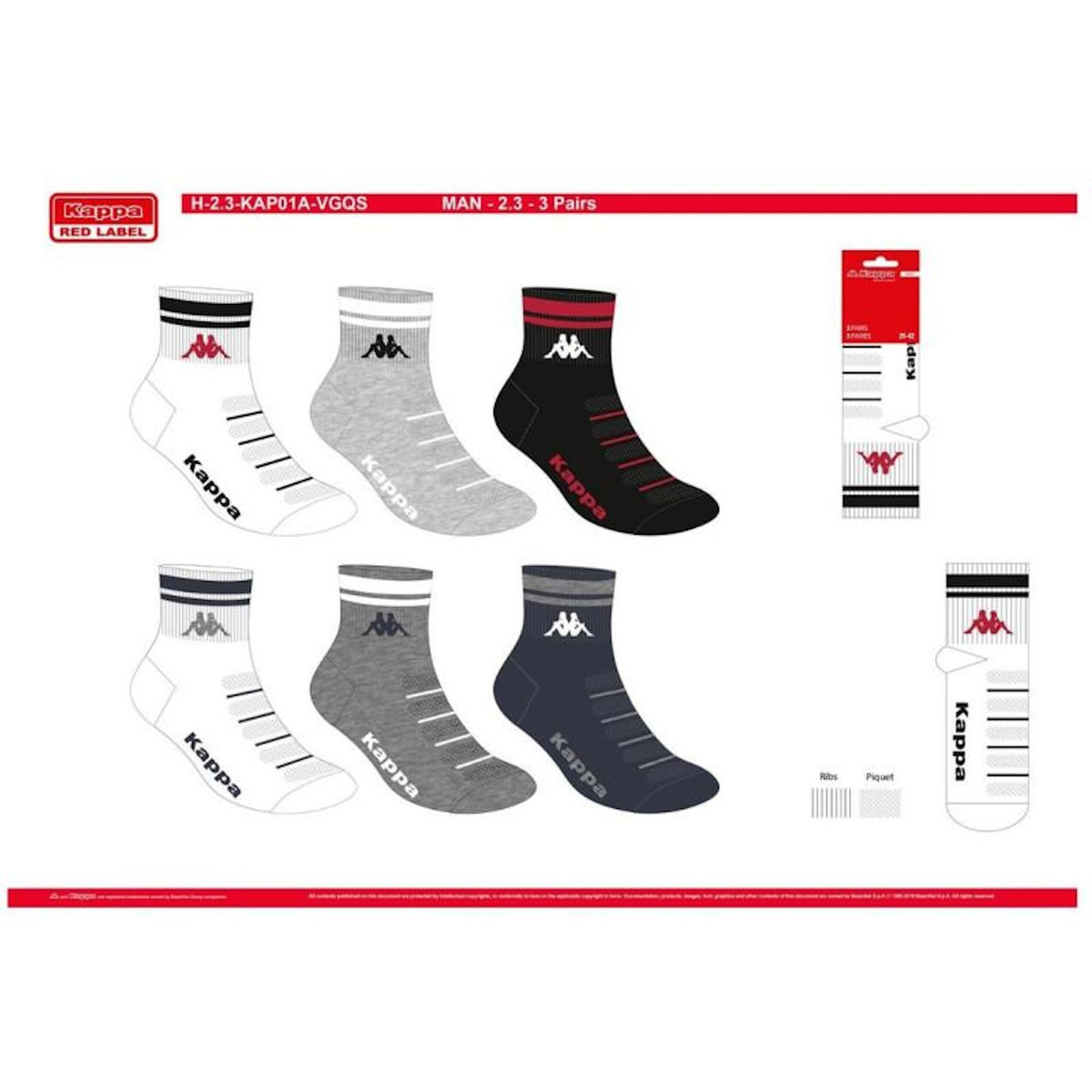 KAPPA Chaussettes Homme KAPPA