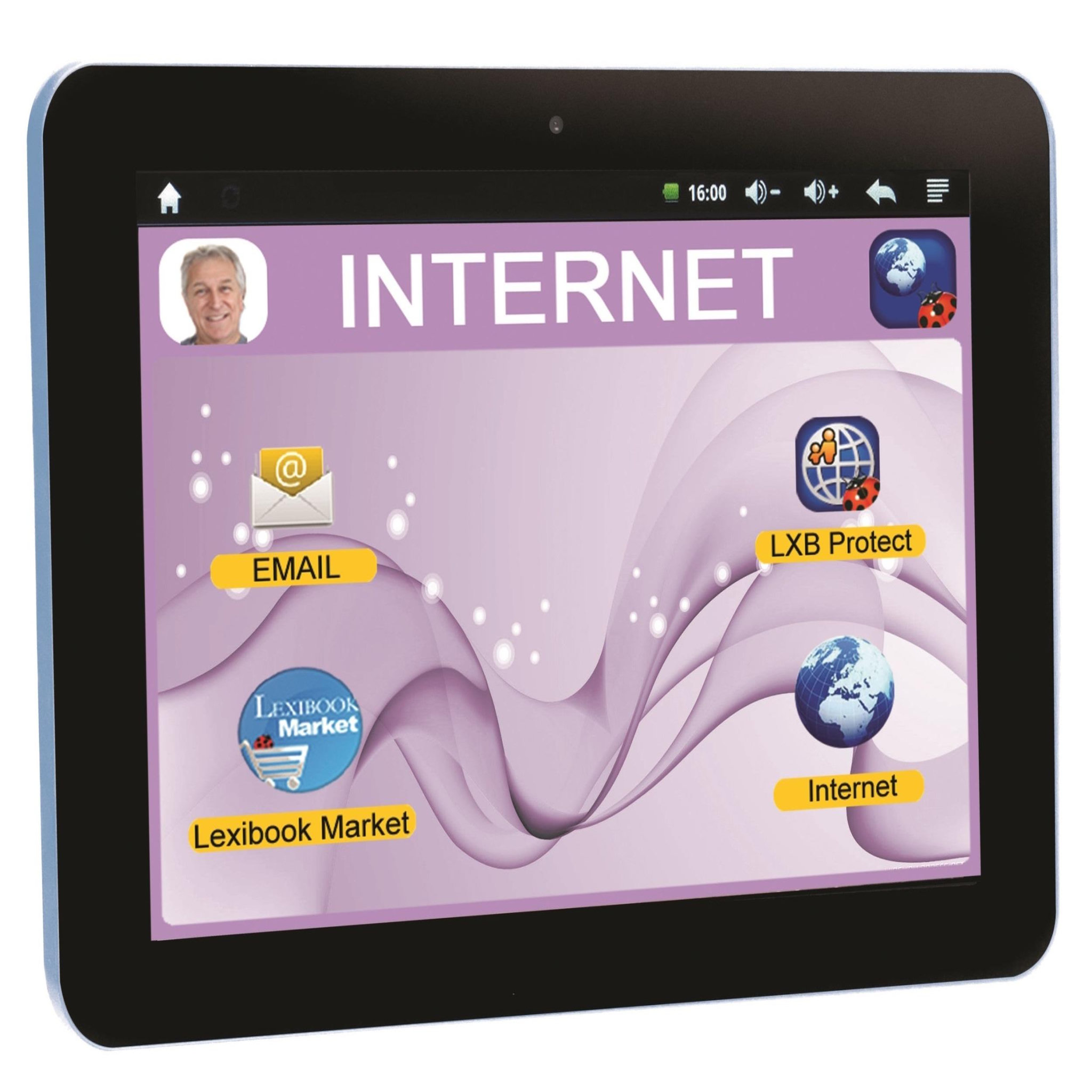 Voir la diapositive 3 : Lexibook Tablette SERENITY - 8  avec interface personnalisée (Version Française)