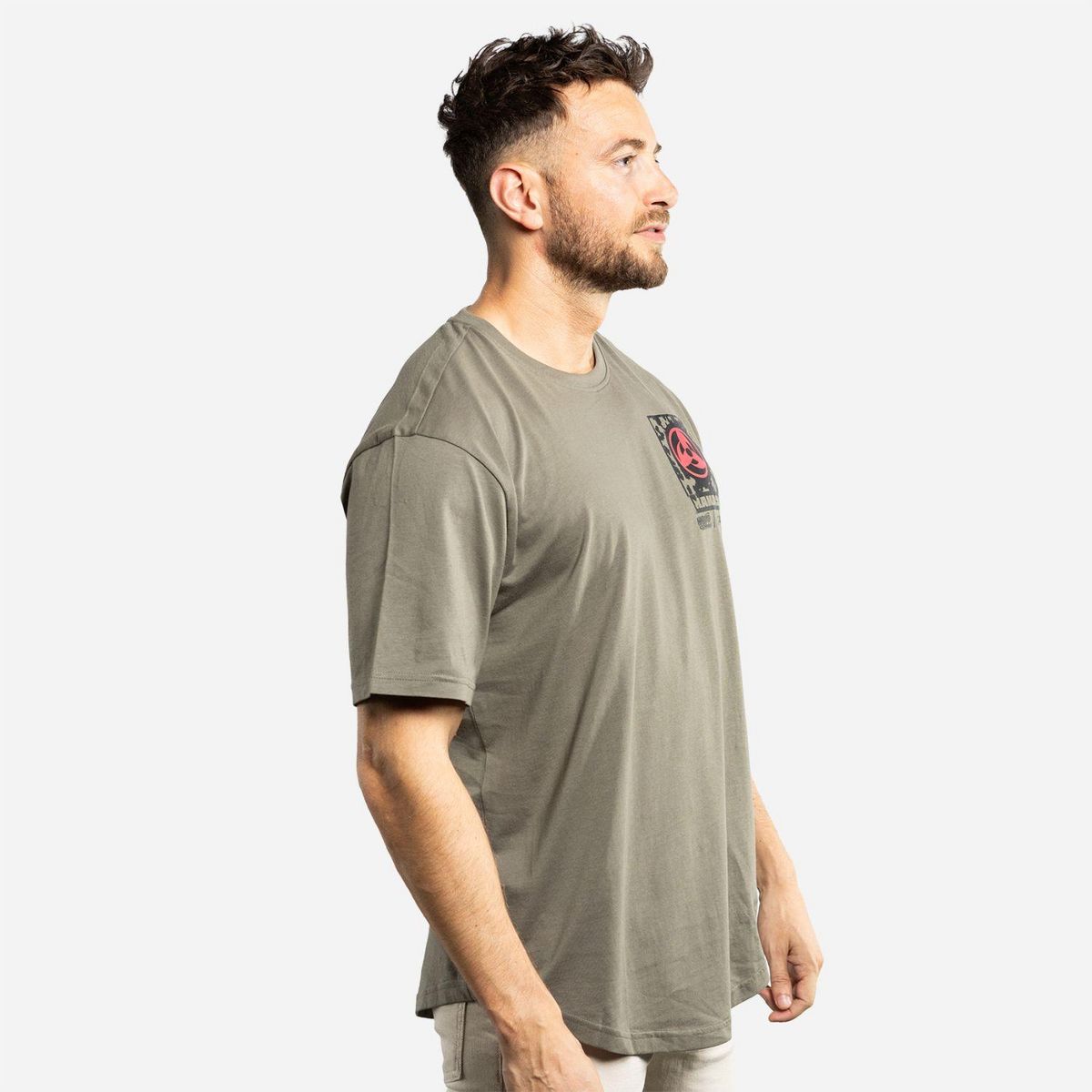 CAPSLAB T-shirt homme confort fit avec print Naruto Shippuden Kakashi