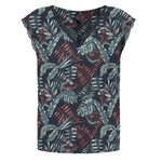 Only T-Shirt Marine Imprimé Femme Only Selina. Coloris disponibles : Bleu