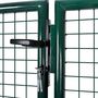 Voir la diapositive 3 : VIDAXL Portail de cloture en grillage galvanisee 289x75cm / 306x125 cm