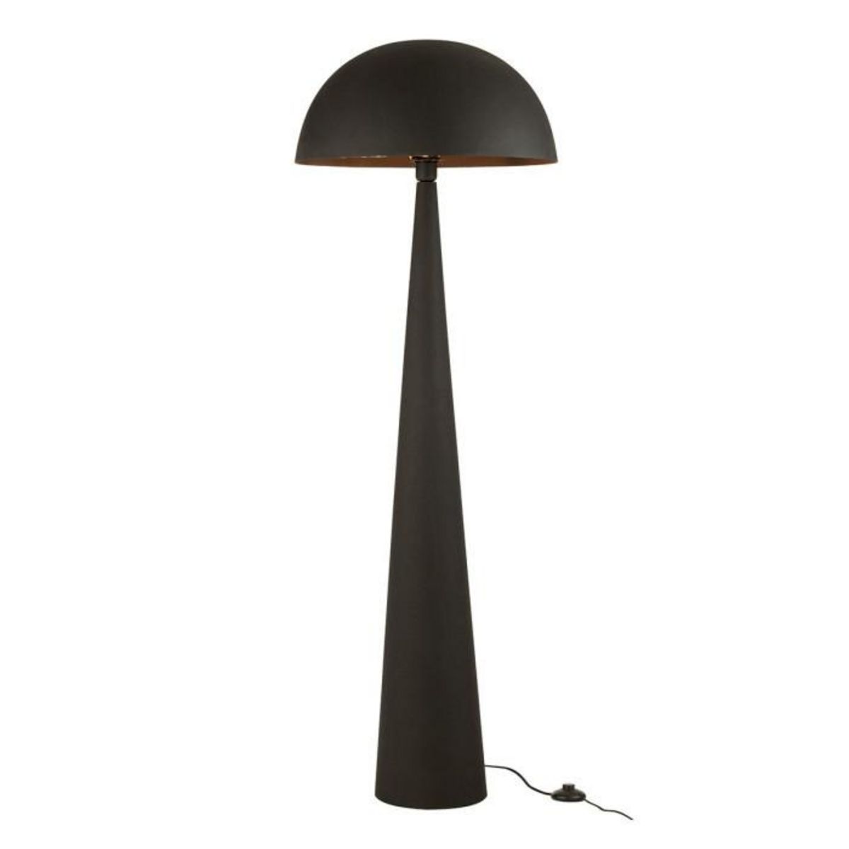 Paris Prix Lampadaire en Métal  Champignon  148cm Noir