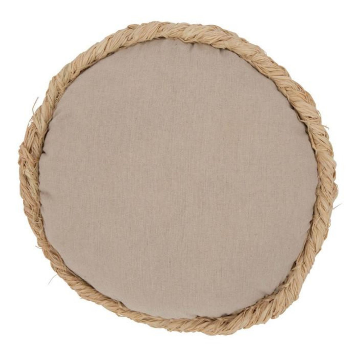 Paris Prix Coussin Déco Rond  Mayssa  36x36cm Naturel