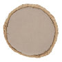 Voir la diapositive 2 : Paris Prix Coussin Déco Rond  Mayssa  36x36cm Naturel