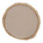 Voir la diapositive 2 : Paris Prix Coussin Déco Rond  Mayssa  36x36cm Naturel