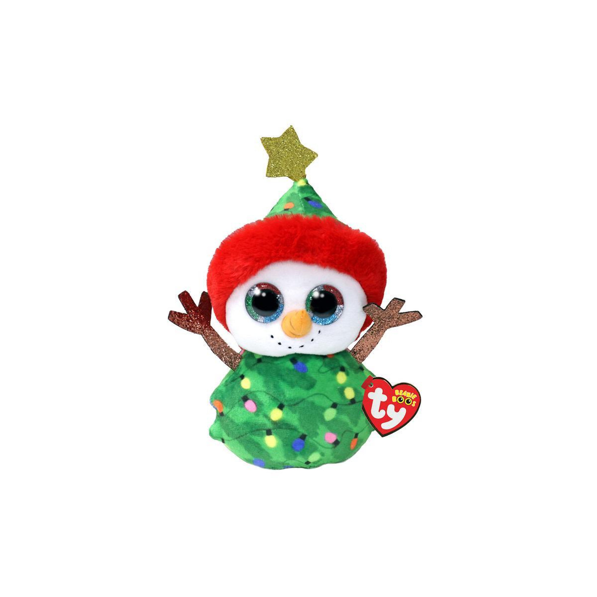 Voir la diapositive 2 : Ty Beanie boo s small bonhomme de neige - Sapin de Noel