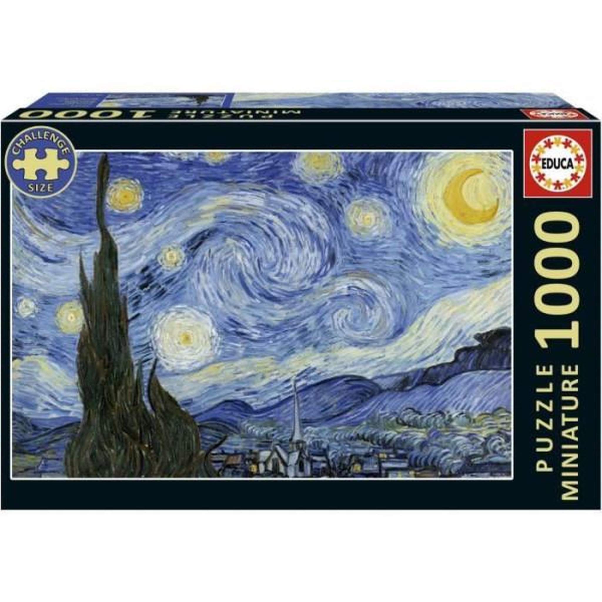 EDUCA Puzzle - educa - nuit étoilée miniature - 1000 pieces - 62,5 x 30 cm - a partir de 12 ans