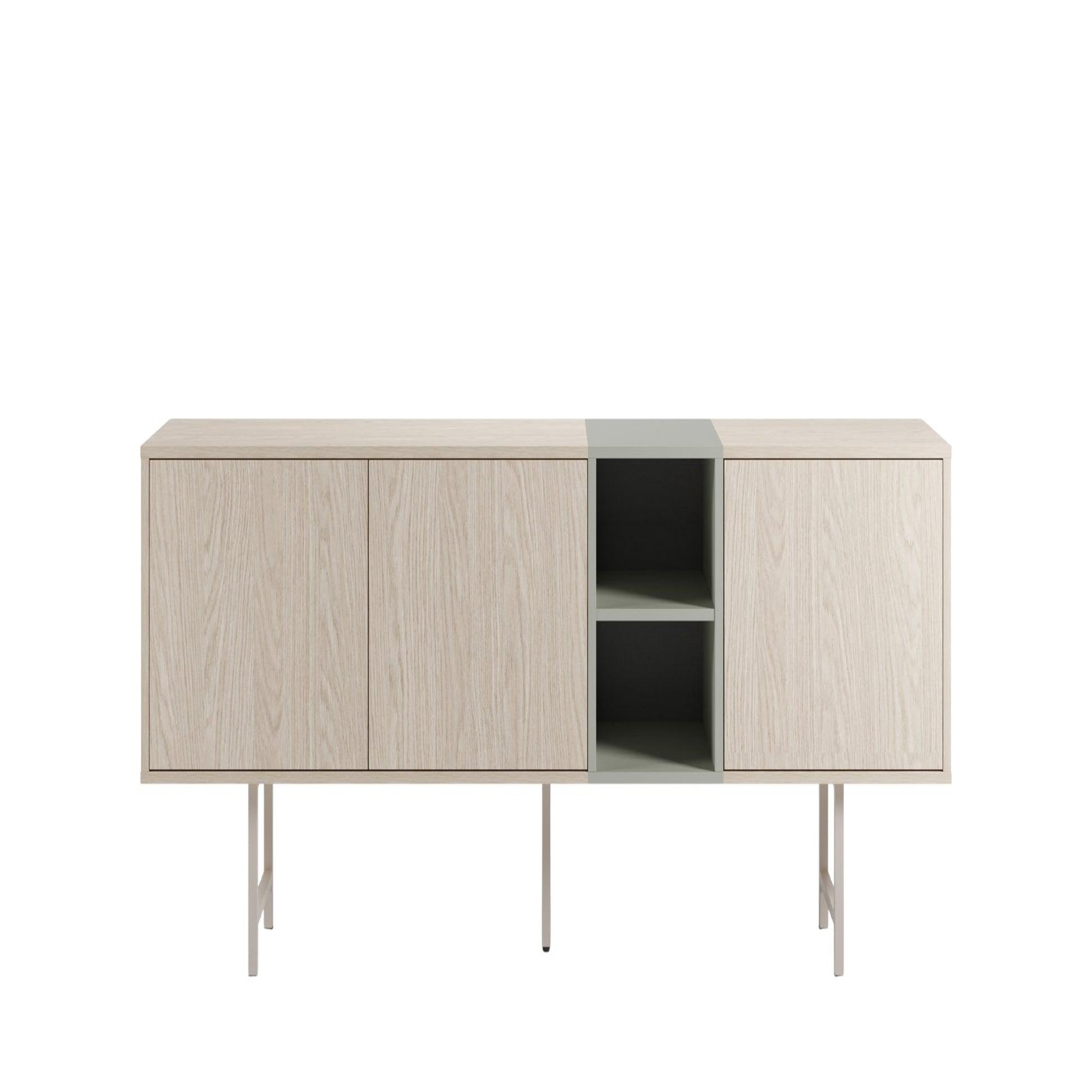 CASANOVA PARIS Carlo - buffet 180cm en mélamine beige