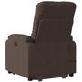 Voir la diapositive 5 : VIDAXL Fauteuil inclinable de massage marron tissu microfibre